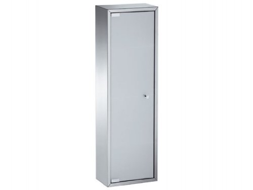 Bad Hängeschrank Edelstahl 80x25 Glastür