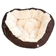 Multipet Super Soft Donut Yap Dog Bed, Measures 24 Inches for Small Dogs