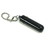 BLACK METAL KEYCHAIN STASH CASE HIDE PILL BOX AIR TIGHT