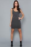 Jack BB Dakota The Debbie Dress in Dark Gray,Dresses for Women