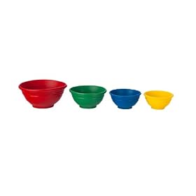 Le Creuset Silicone Prep Bowls Set of 4, Multi-colored: Kitchen &amp; Dining