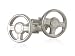 Steering Wheel Silver Cufflinks