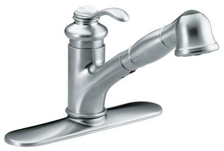 KOHLER Fairfax® Single-Control Kitchen Sink Faucet, Vibrant Brushed Nickel #K-12177-BN