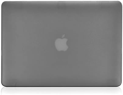 INV DESIGN - 13-Inch Rubberized Hard Case for Macbook White 13" Model A1342 - Gray