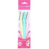 GABRIELLA Womens Eyebrows & Facial Razor (Quantity: 3 Razors)
