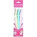 GABRIELLA Womens Eyebrows & Facial Razor (Quantity: 3 Razors)