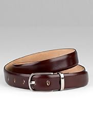 Leather Rectangular Buckle Belt