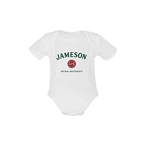 Findom jameson White Baby Powder Organic Short Sleeve One Piece 9months