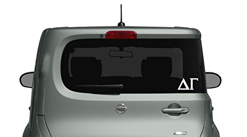Delta Gamma Die Cut Decal/Sticker - Car, Truck Laptop (2 Pack) (White)