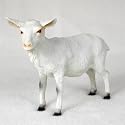 Goat White Figurine