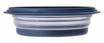 Rubbermaid FG7G1200DENIM Collapsibles 6-Cup Food Storage Container