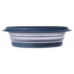 Rubbermaid FG7G1200DENIM Collapsibles 6-Cup Food Storage Container by Rubbermaid