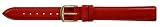 Apollo 18mm red soft leather watch with medium padding and a nubuck lining