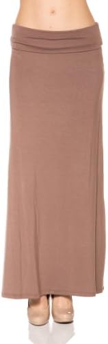 A.S AZULES Brand Lovely Drape High Waist Maxi Long Skirt