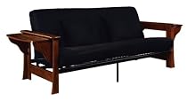 Serta Tuscany Queen Futon Frame, Espresso Finish