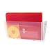 Unbreakable Polycarbonate Wall Pockets, Mounting Hardware Included, Legal, Clear EXP40503