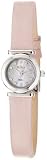 Stainless Steel Quartz Mother Of Pearl Dial Crystals Pink Strap