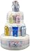 Johnson Ingredients - Three Tier Diaper Cake Diaper Cake Baby Shower Centerpiece Gift Basket