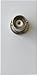 Varilight - BNC CCTV Female Module In White Used in CCTV Industry for Connecting Co-axial Cable into Equipment. - Z2GBNCW