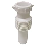 Buy Lasco 03-4315 White Plastic Tubular 1-1 4-Inch Flexible Extendable Slip Joint... by Larsen Supply