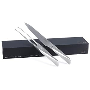 Chroma by F. A. Porsche Type 301 Carving Fork and 8-Inch Chef's Knife