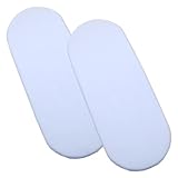 from Niccolas B Pack of 2 Fitted Moses Basket Sheets 100 Cotton - White
