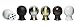Urbanest Bola Lamp Finial, Brushed Nickel, 1 13/16-inch Tall