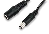 from kenable 2.1mm DC Power Plug to Socket CCTV Extension Lead Cable 10m