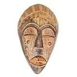Wood mask, 'Bold Courage'