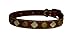 Leather Heirloom Old Glory Dog Collar - 18 - Black