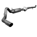 aFe 49-14017 Large Bore HD DPF-Delete Exhaust System with Muffler by aFe