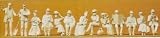 Preiser 63032 Figures Circa 1900 UnpaintedIMAGE