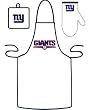 New York Giants Grilling Apron Set - FOOTBALL Sports Merchandise