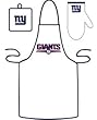 New York Giants Grilling Apron Set - Football Sports Merchandise