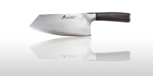 Zhen Japanese Damascus VG-10 Vegetable Cleaver Chopping Knife 7