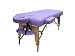 Best Massage Purple 2 Fold Portable Massage Table