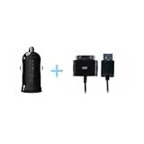 iLuv iCC162 Micro USB Car Charger with Charge/Sync Cable for iPhone 4, 3GS and iPod Touch