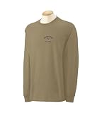 Personalized custom embroidered gymnastics design on long sleeve t-shirt