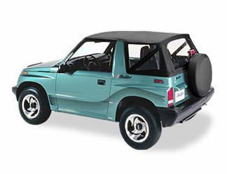 Bestop Replace A Top -51362-15- Color: Black Denim/ Clear Windows / Fits: 88-94 Geo Tracker/Suzuki Sidekick