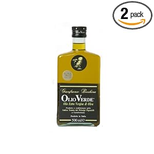 Olio Verde Sicilian Extra Virgin Olive Oil Harvest 2009, 16.9-Ounce Bottle (Pack of 2) by Olio Verde