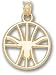 Texas Longhorns Solid 10K Gold Longhorn Pierced Basketball Pendant