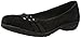 Skechers Women's Career Double Buckle Flat,Black Buckle,6 M US