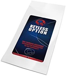 KeylessOption Just the Case Glow in Dark Keyless Entry Remote Key Fob Shell - Red