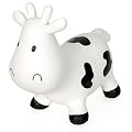 Happy Hopperz Inflatable White Cow Sit-On