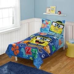 Spongebob Squarepants Toddler Bedding Set 123 School
