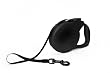 Flexi Large Retractable 26-Foot Classic Long 3 Tape Leash, Black