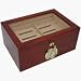 The Milano Glass Top 75-100 Cigar Humidor in Cherry