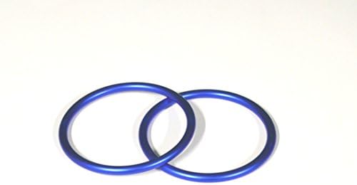 6 Pack 3 inch Aluminum Rings for Baby Ring Sling Carrier Wrap, Winter Set 2 each of Blue Turquoise Silver Do It Yourself Crafting Rings