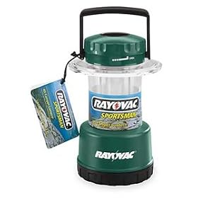 Lantern,Area Light,4 D Batteries,Green Rayovac SP4D-KB by 