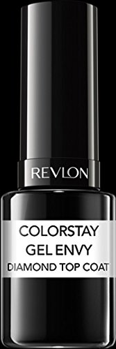Revlon ColorStay Gel Envy Longwear Nail Enamel, 010 Diamond Top Coat, 0.4 Fl Oz. Pack of 2.